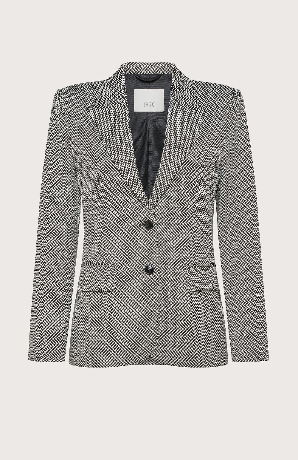 Seventy Giacca Monopetto In Maglia - Col. Nero