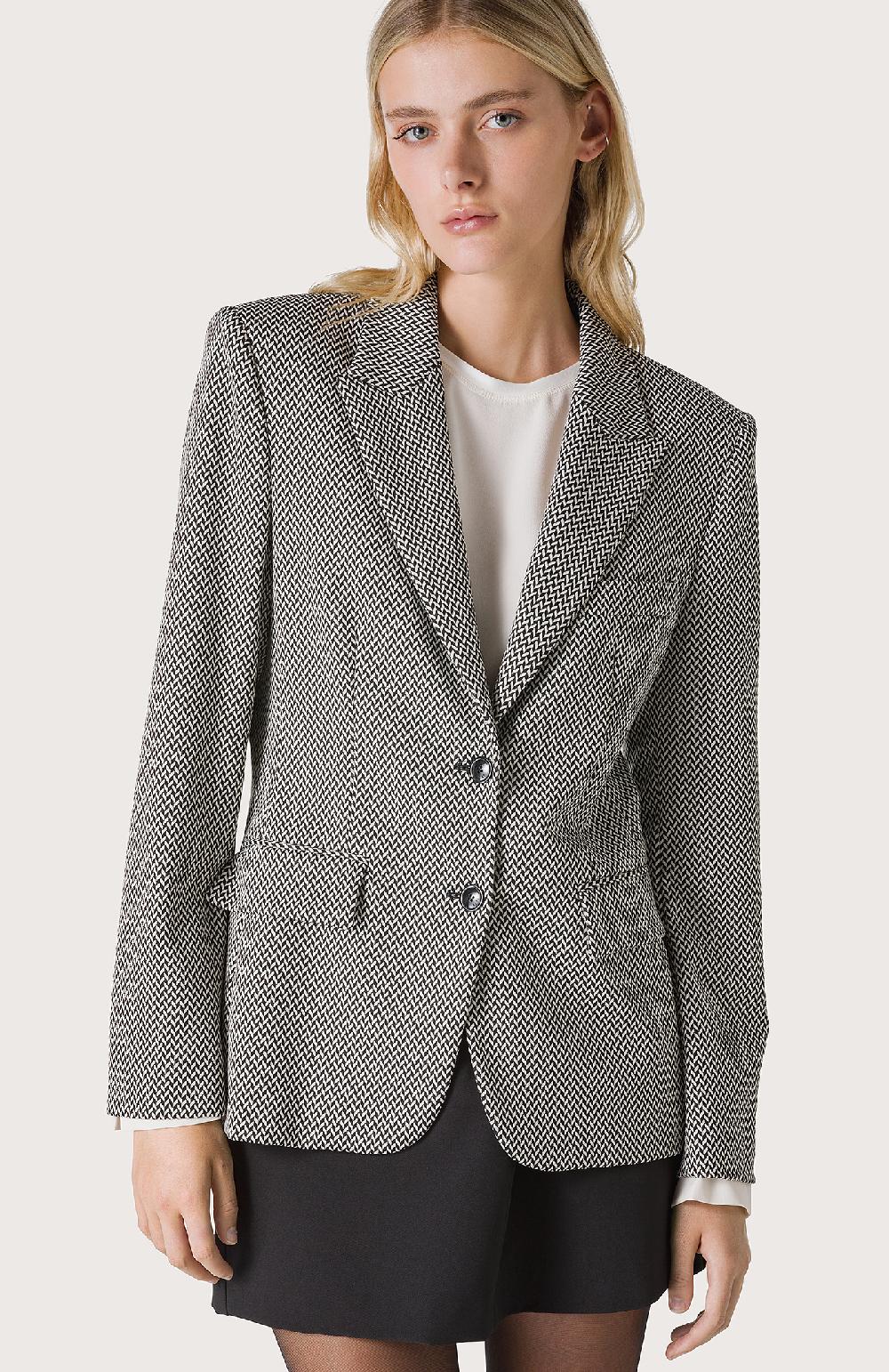 Seventy Giacca Monopetto In Maglia - Col. Nero