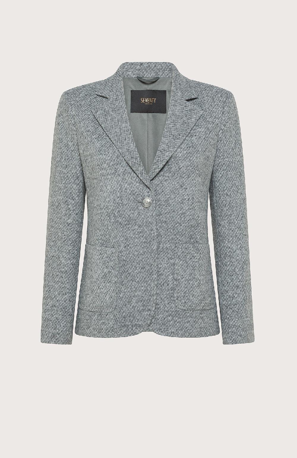 Seventy Giacca monopetto in misto lana - Col. Grigio