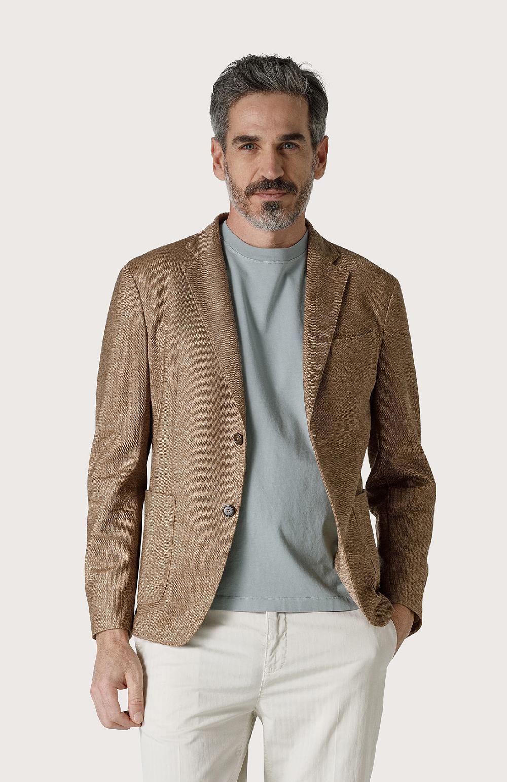 Seventy Giacca Monopetto In Piquet - Col. Neutro
