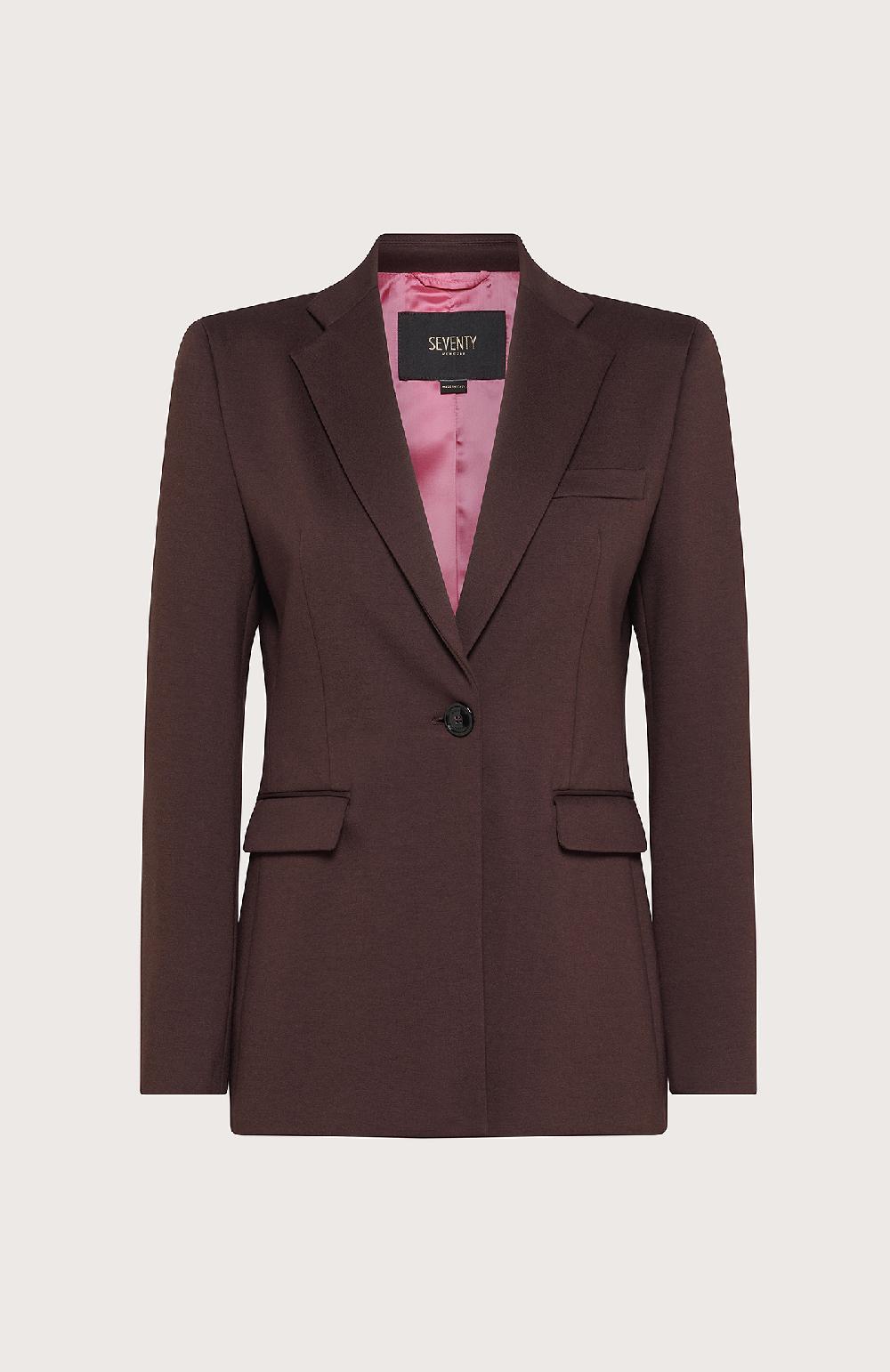 Seventy Giacca monopetto in punto stoffa - Col. Viola