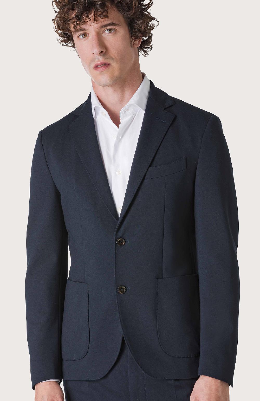 Seventy Giacca Monopetto Stretch - Col. Blu