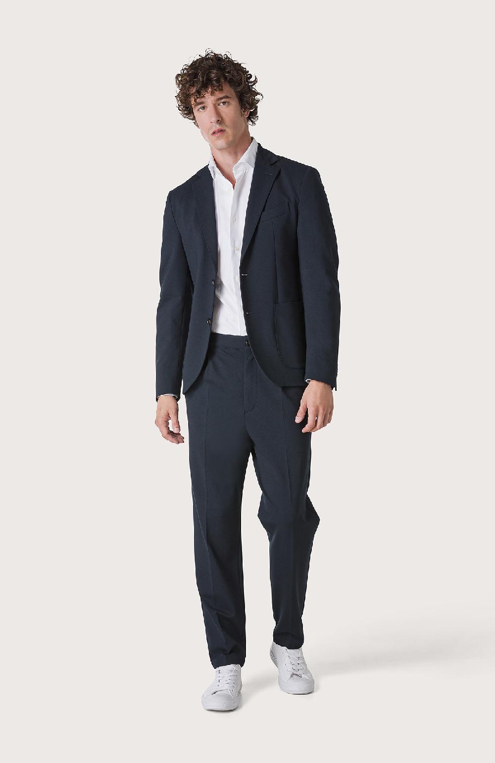 Seventy Giacca Monopetto Stretch - Col. Blu