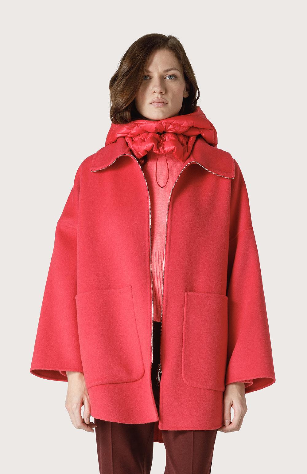 Seventy Giaccone Mantella Over - Col. Rosso