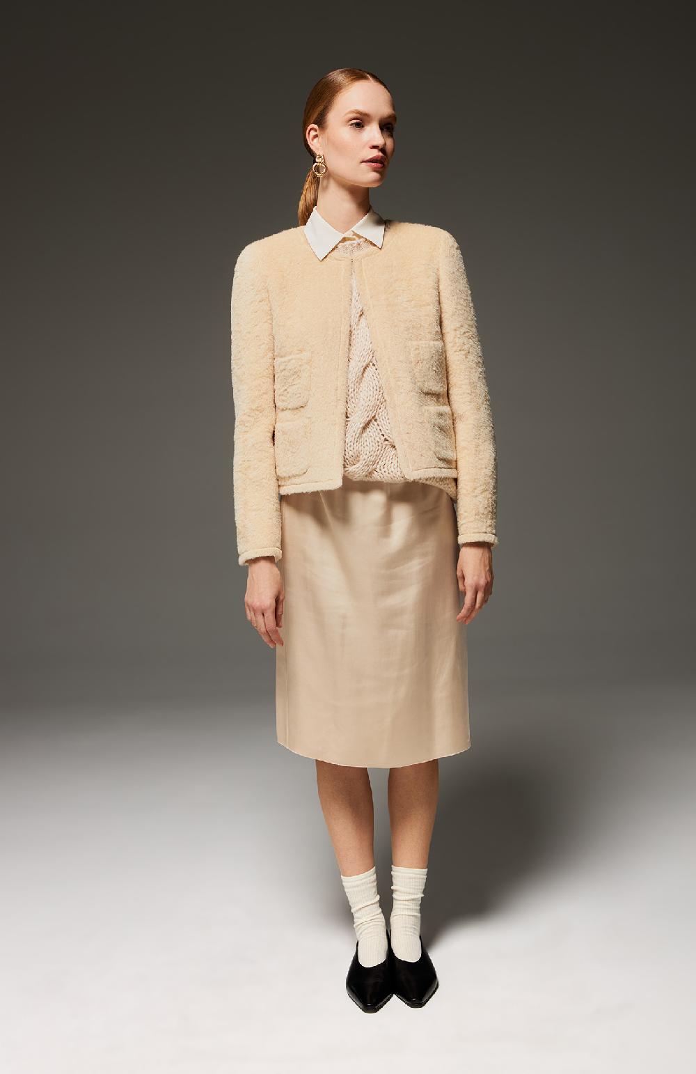 Seventy Gilet Girocollo Over A Trecce - Col. Neutro