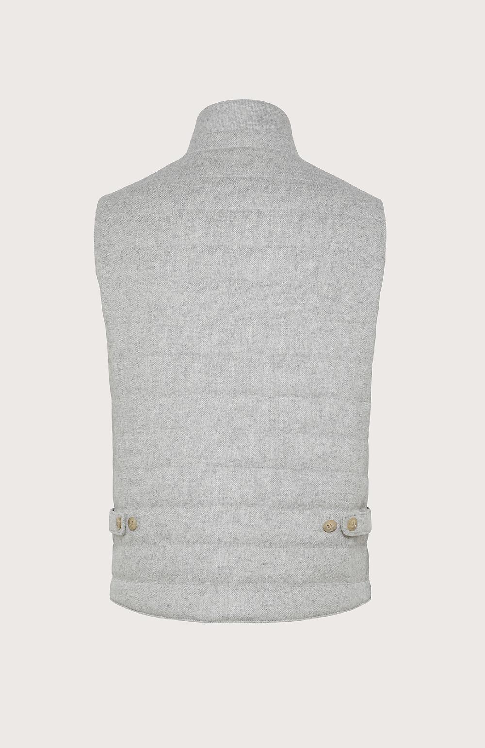 Seventy Gilet Imbottito Con Bottoni - Col. Grigio