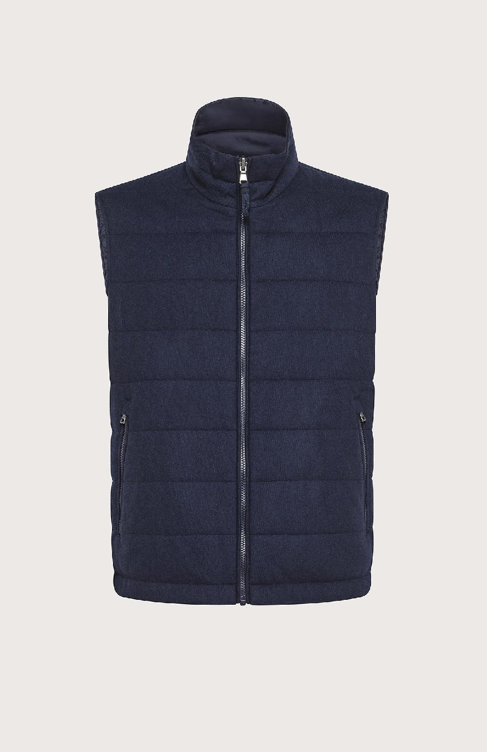 Seventy Gilet reversibile con elastico - Col. Blu