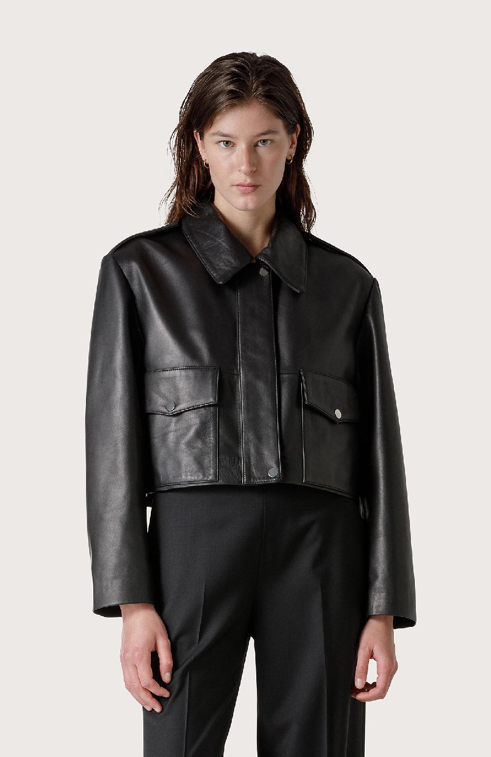 Seventy Giubbino Con Vita Dritta - Col. Nero