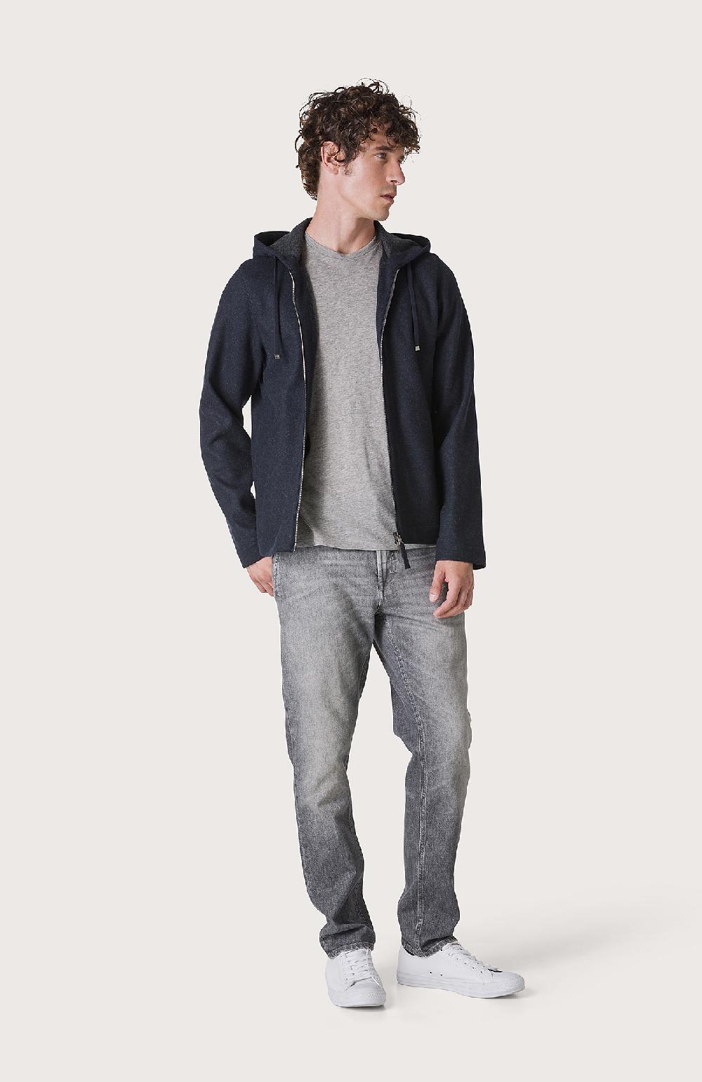 Seventy Giubbino Corto Con Tasca Marsupio - Col. Blu