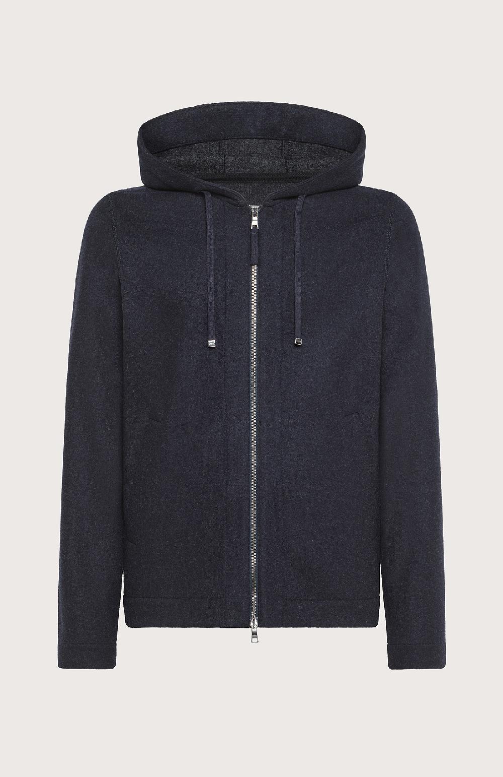 Seventy Giubbino corto con tasca marsupio - Col. Blu