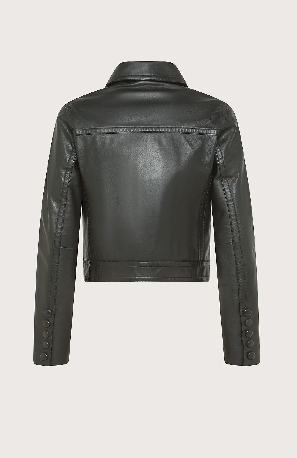 Seventy Giubbino Corto In Nappa Morbida - Col. Nero