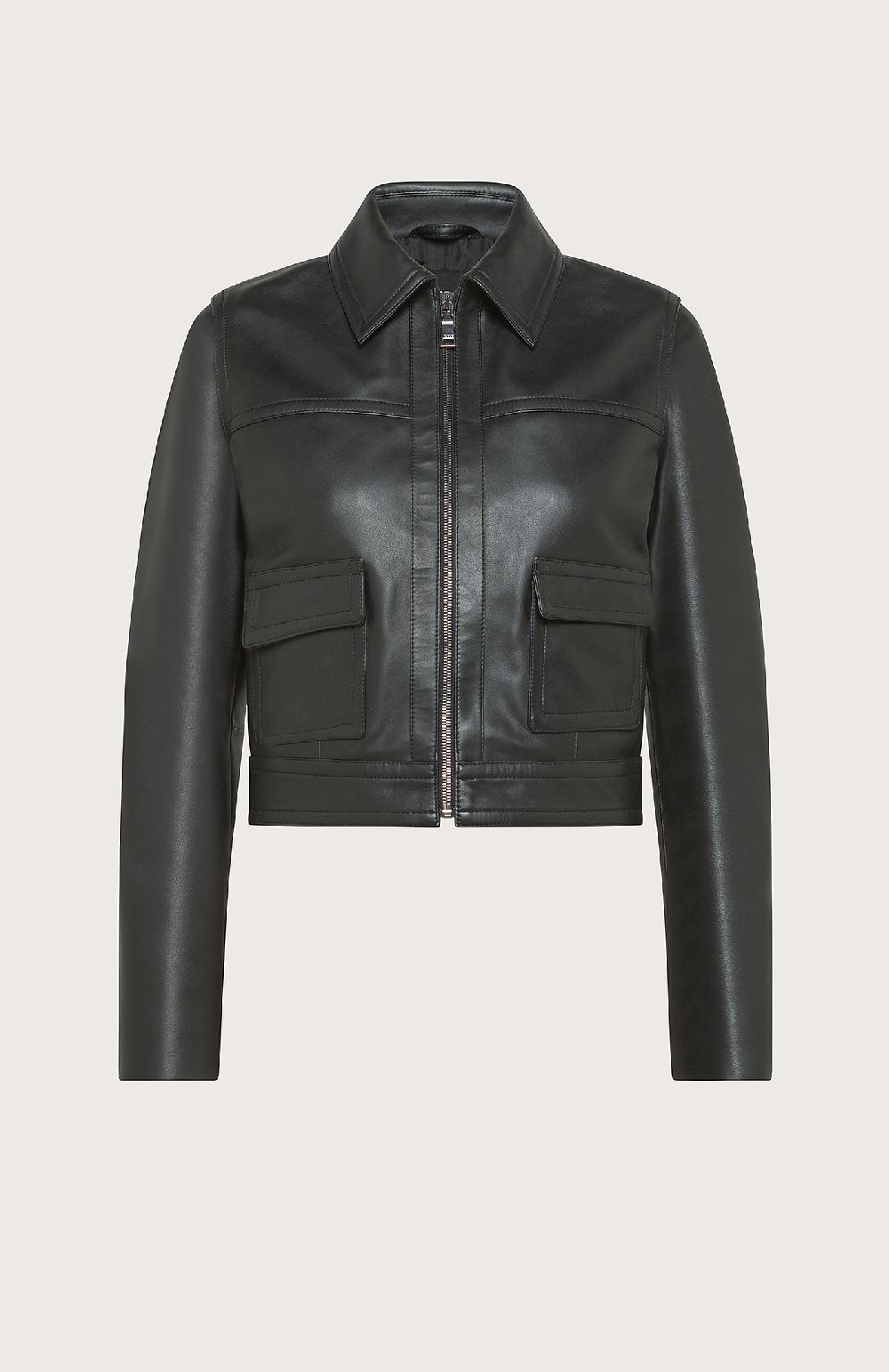 Seventy Giubbino corto in nappa morbida - Col. Nero