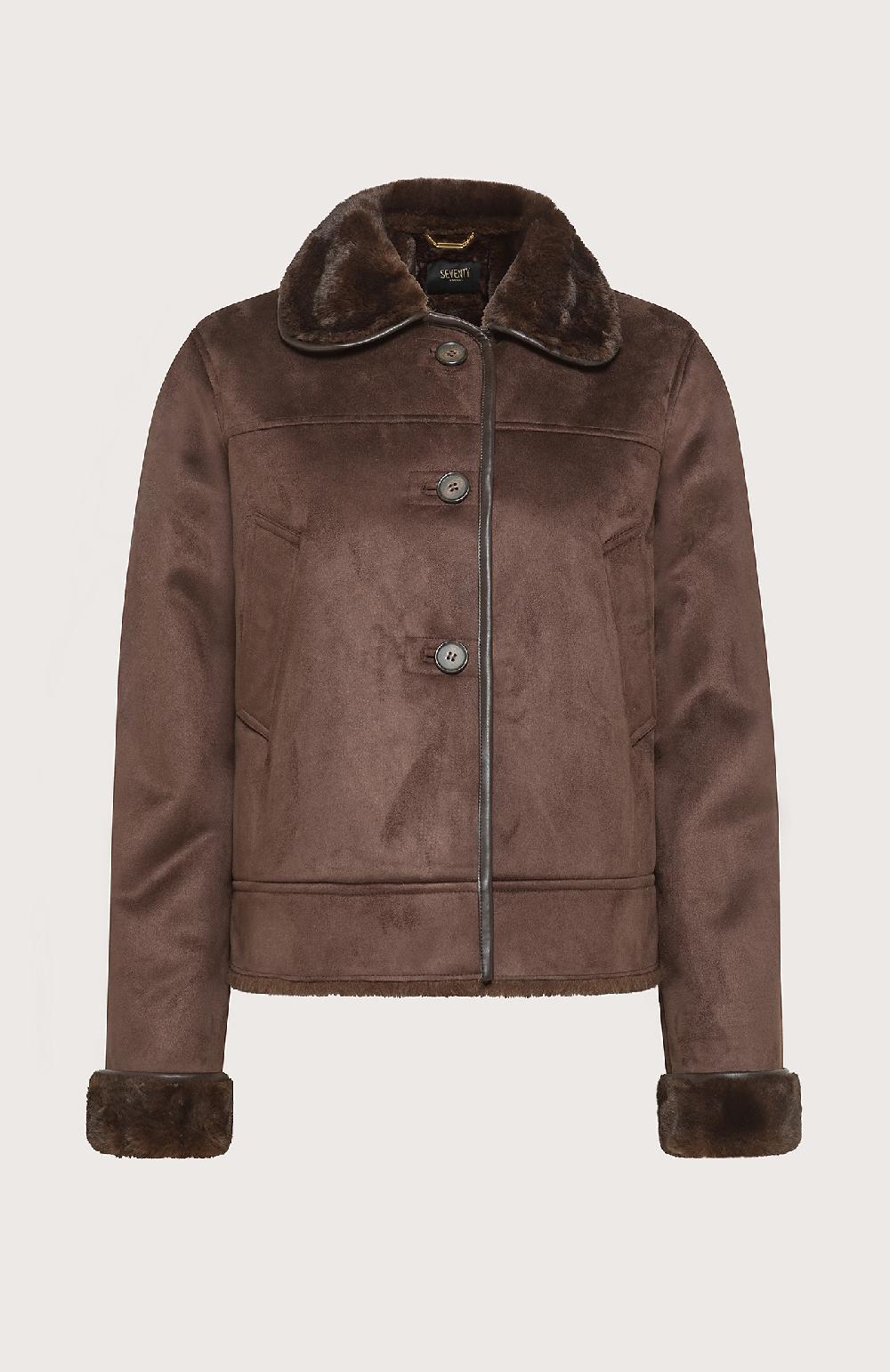 Seventy Giubbino in ecomontone - Col. Marrone