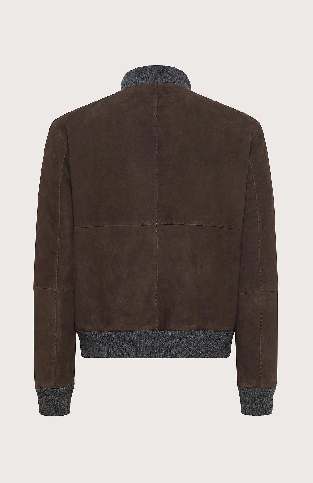 Seventy Giubbino In Pelle Scamosciata - Col. Marrone