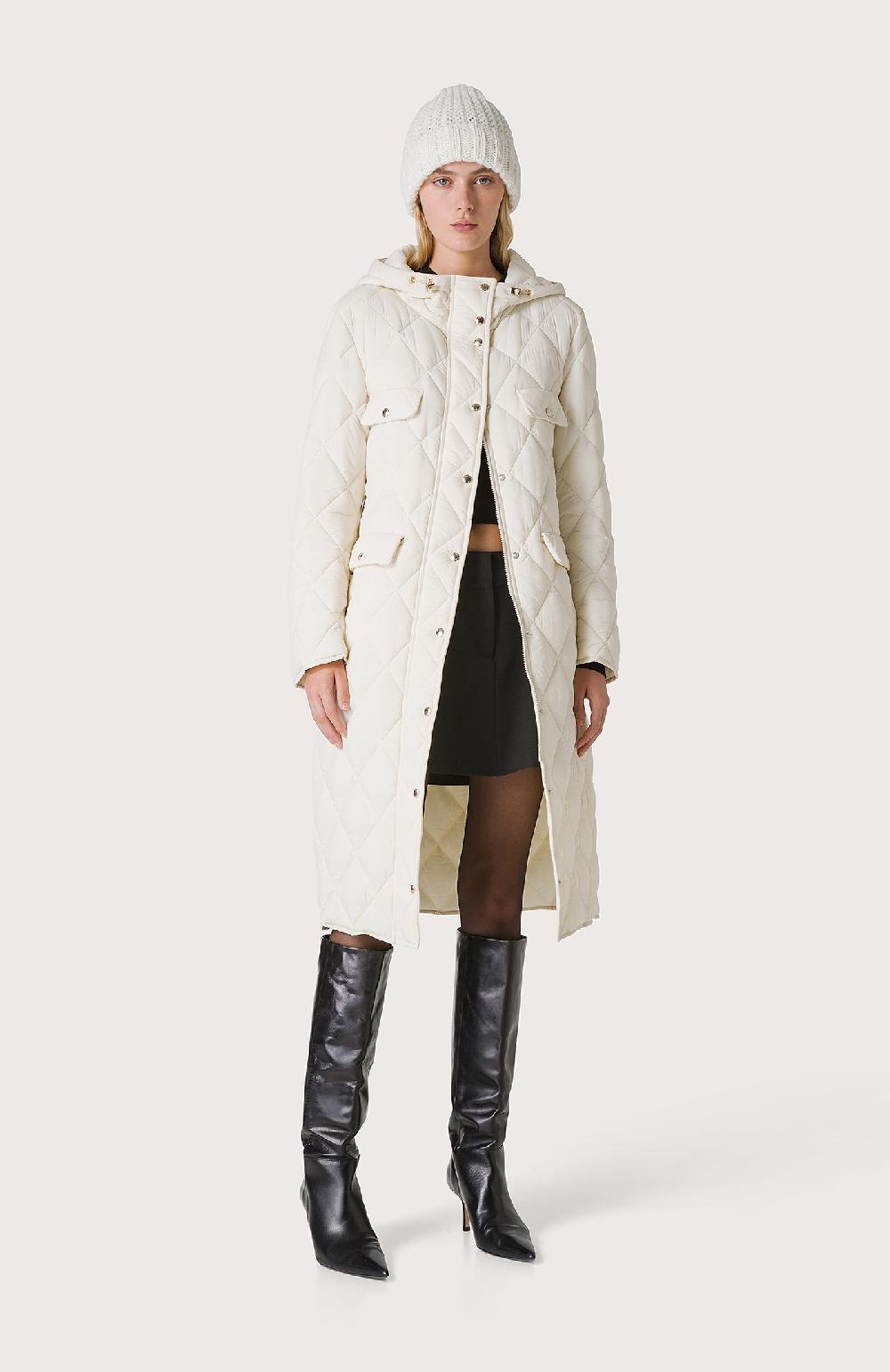 Seventy Giubbino midi imbottito - Col. Bianco