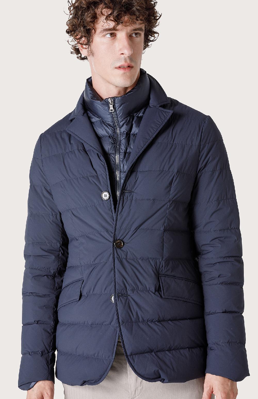 Seventy Giubbotto Imbottito Con Stacchino - Col. Blu