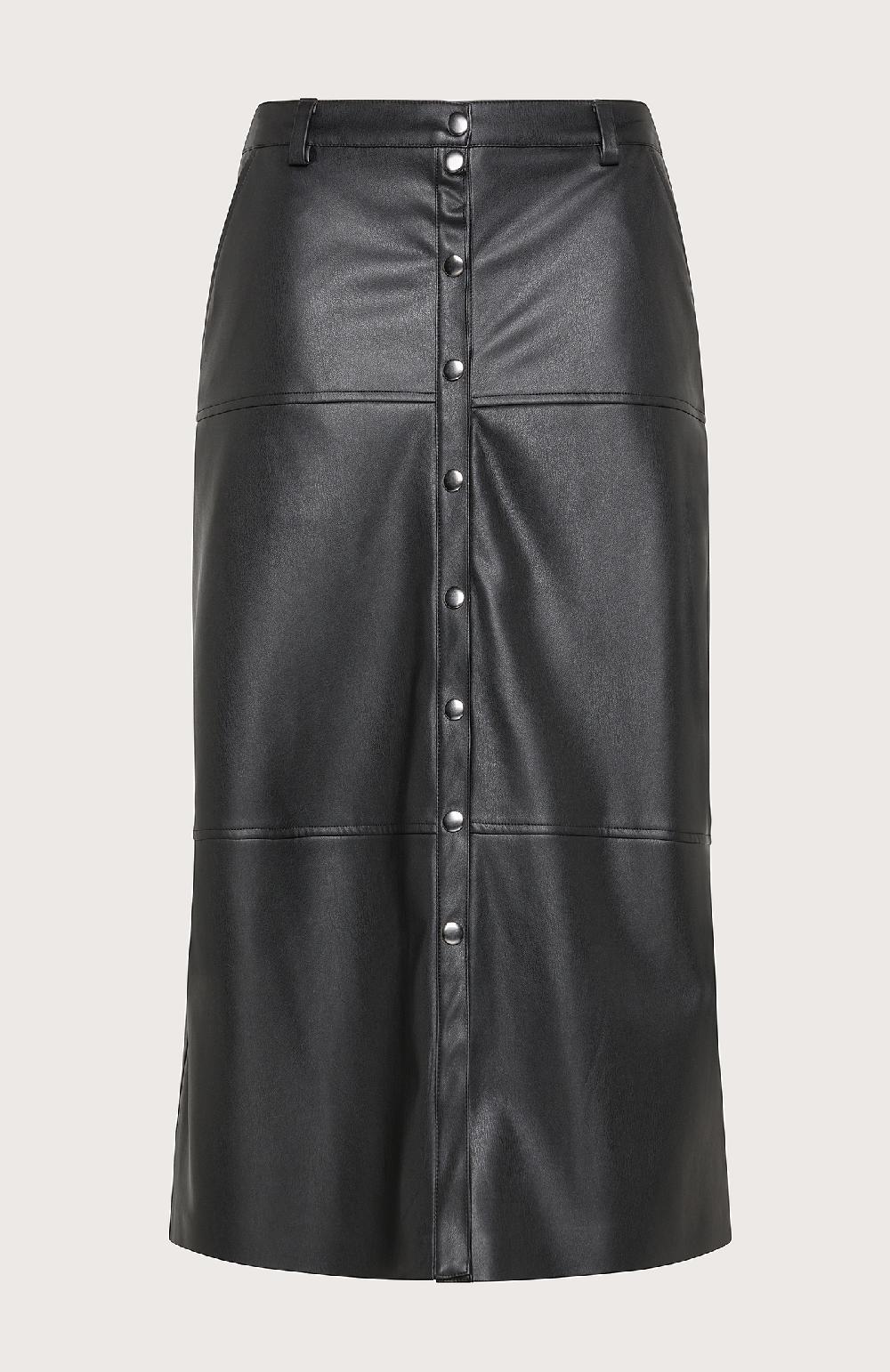 Seventy Gonna Con Abbottonatura Davanti - Col. Nero