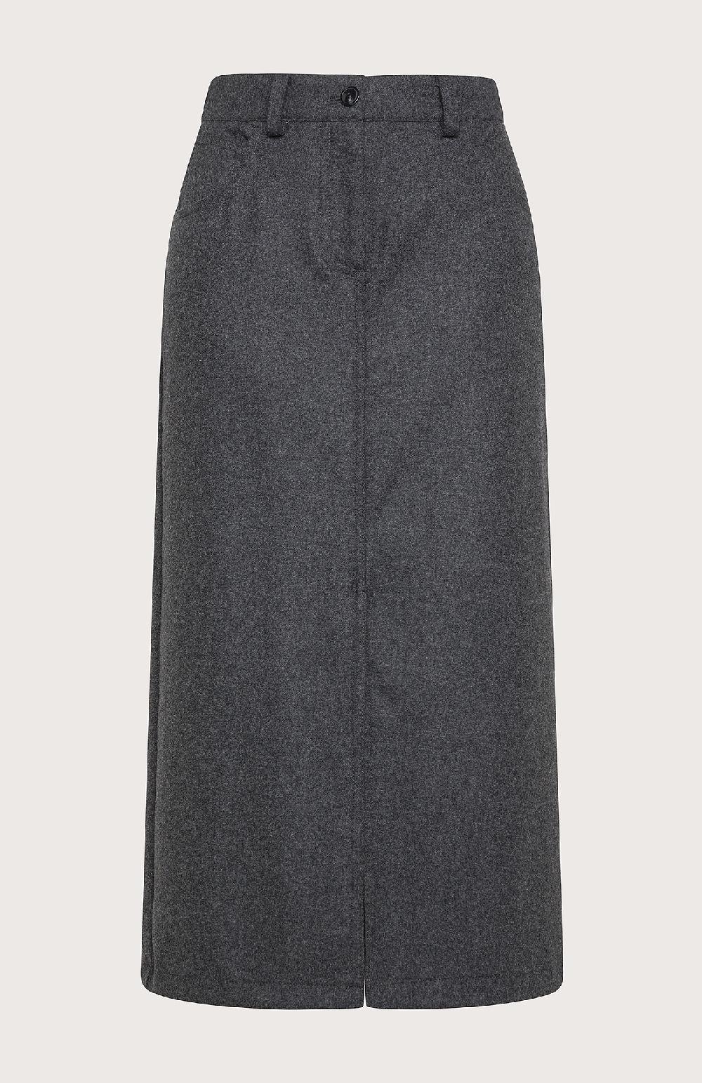 Seventy Gonna Con Vita Stile Jeans - Col. Grigio