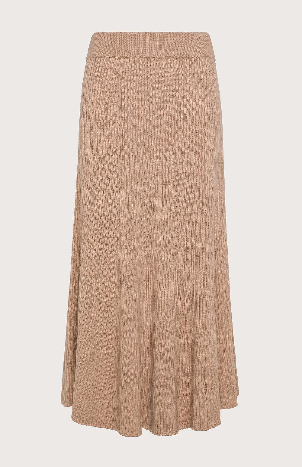 Seventy Gonna Midi In Maglia Elasticata - Col. Neutro