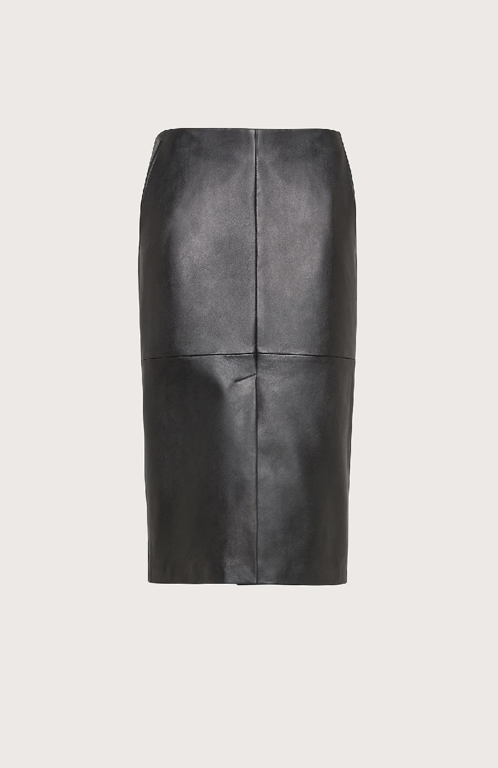 Seventy Gonna tubino in nappa morbida - Col. Nero