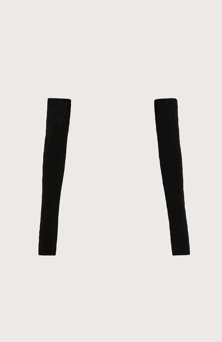 Seventy Guanti lughi in lana - Col. Nero