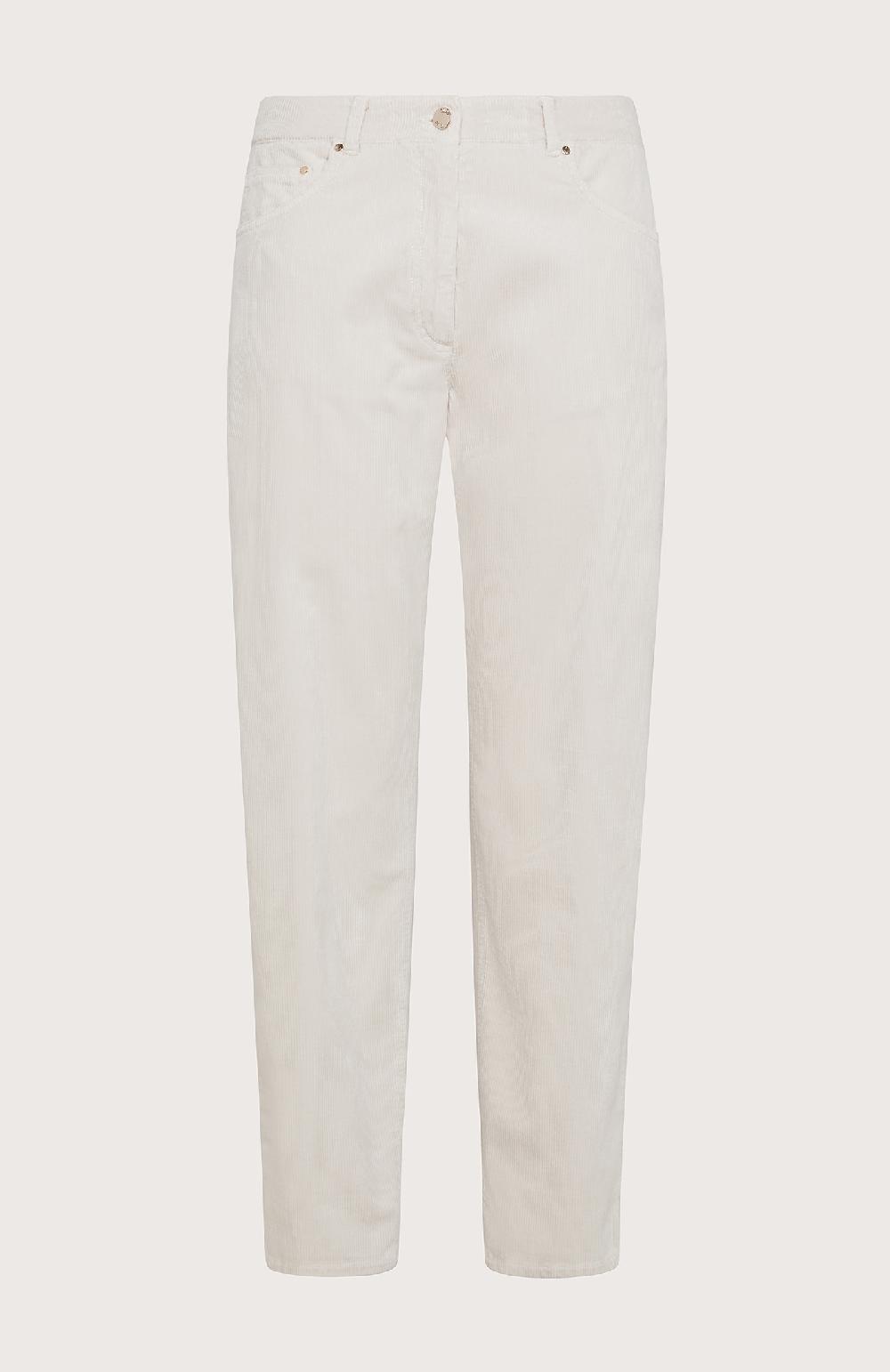 Seventy Jeans carrot fit in velluto - Col. Neutro