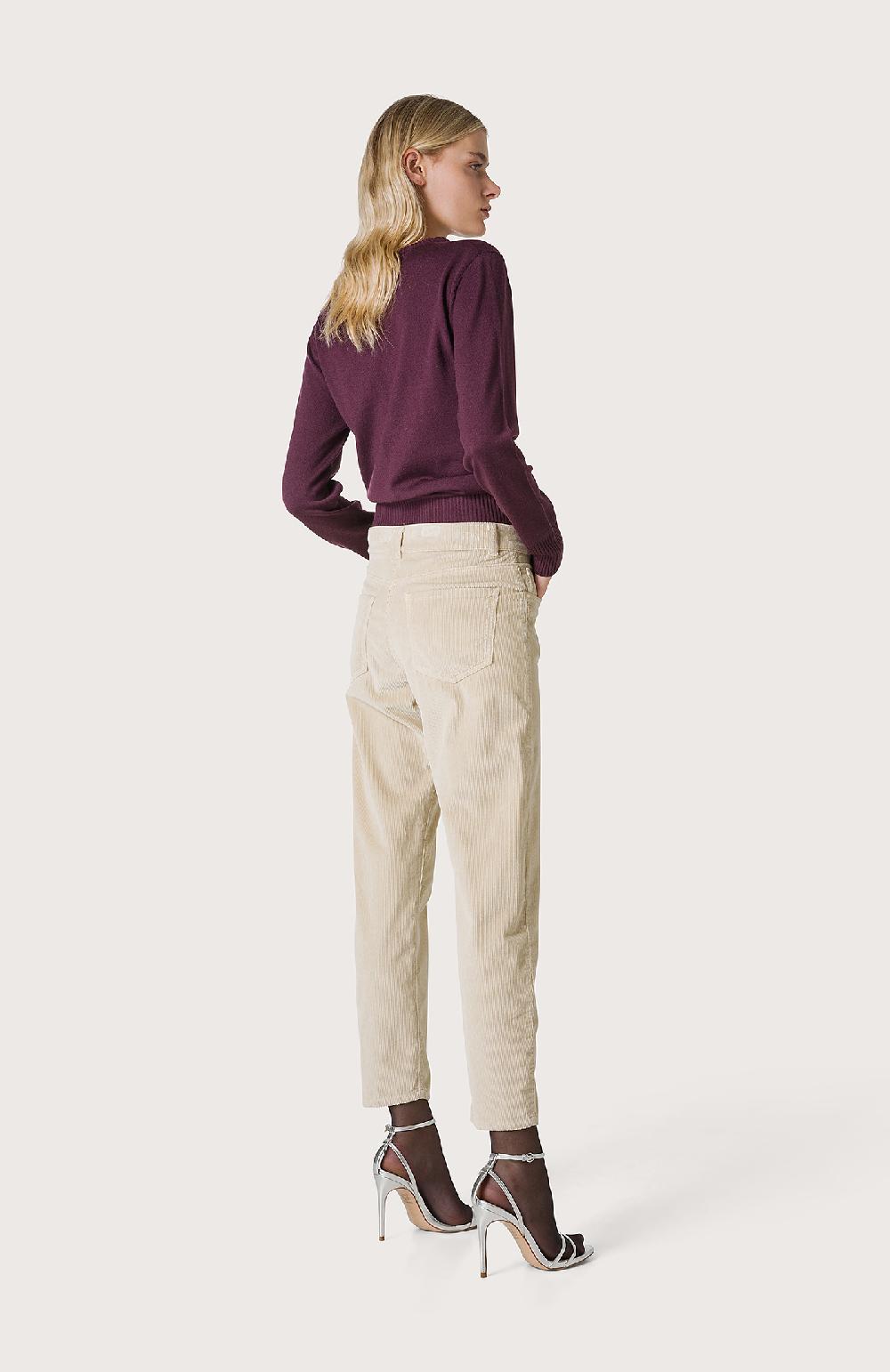 Seventy Jeans Denim In Velluto A Righe - Col. Bianco