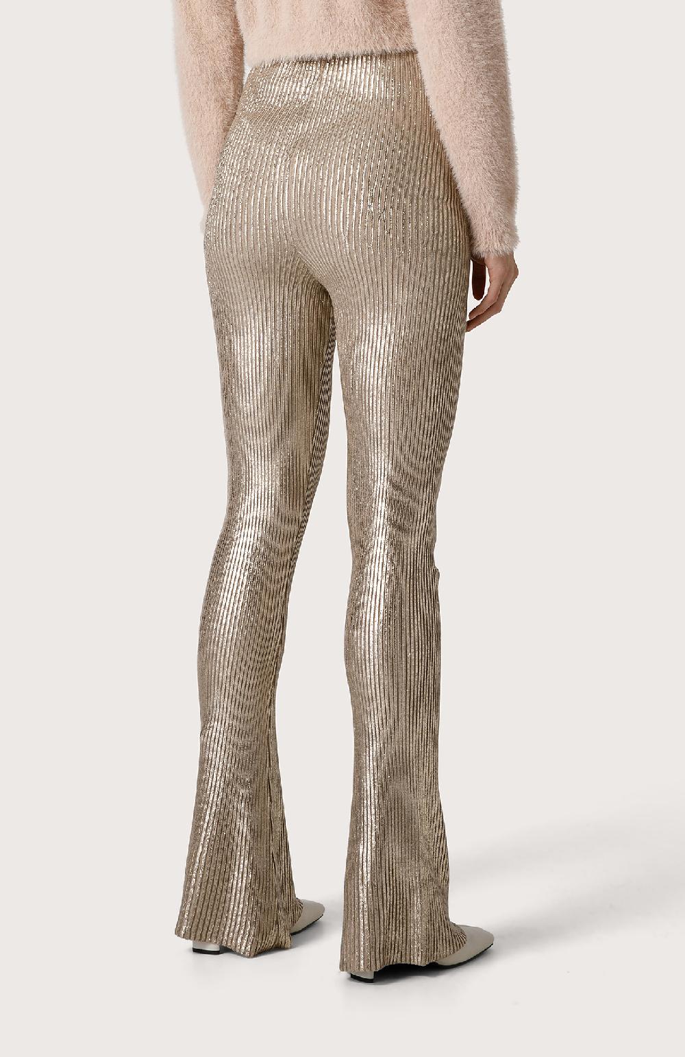 Seventy Legging Flare Laminato - Col. Giallo