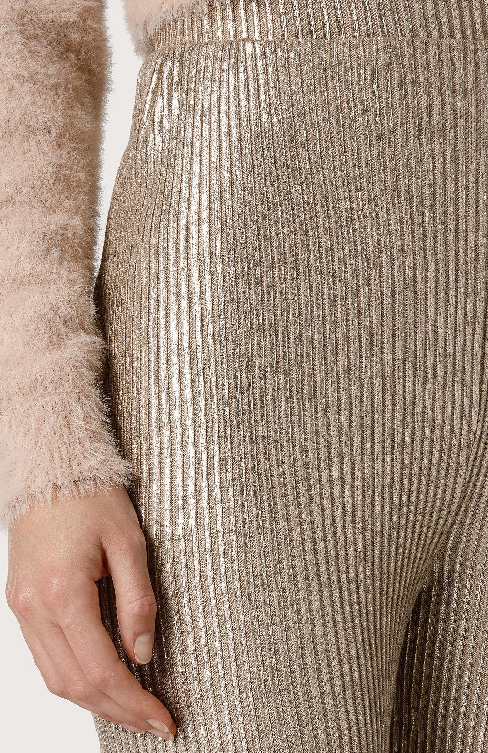 Seventy Legging Flare Laminato - Col. Giallo