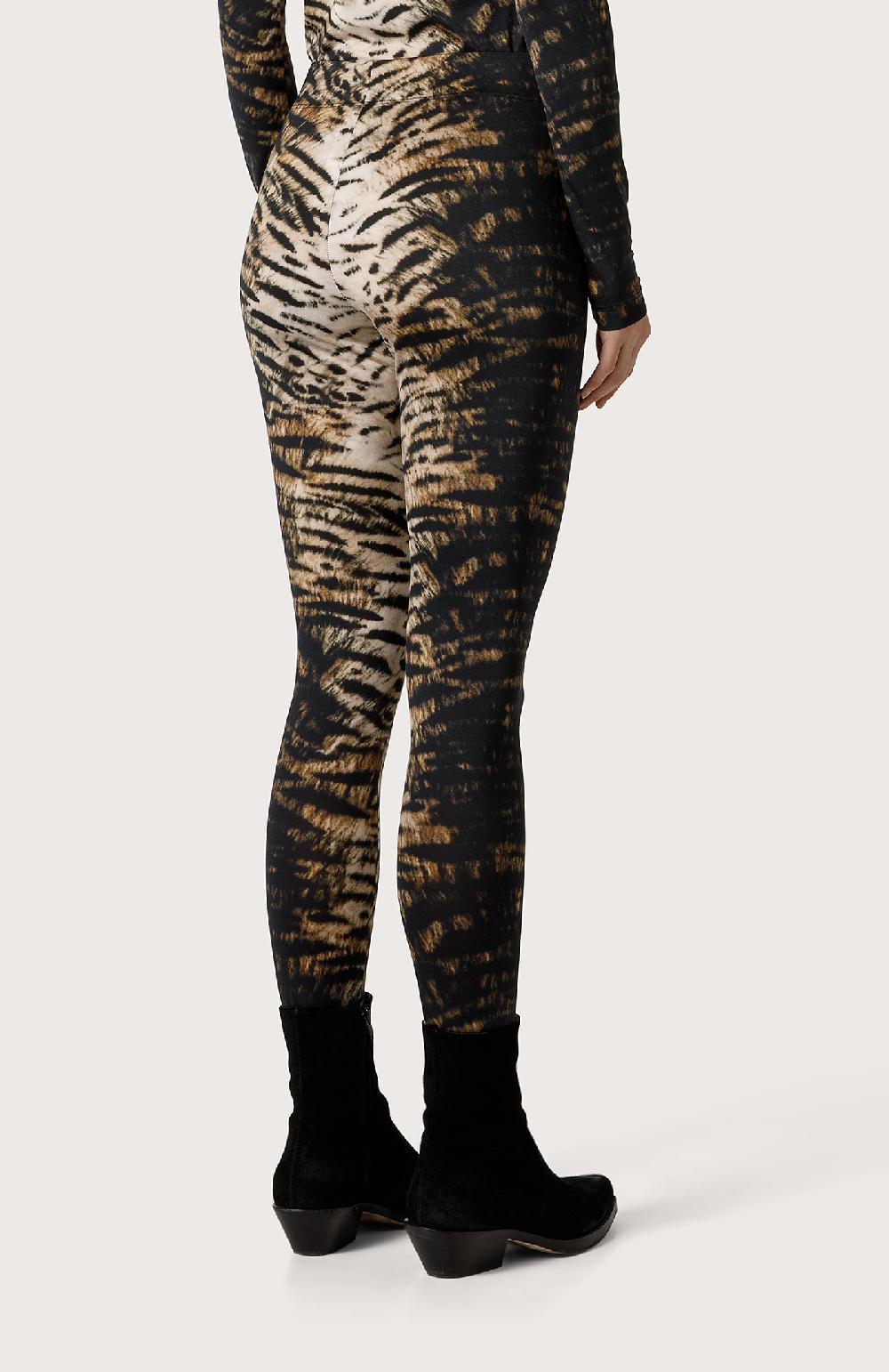 Seventy Legging In Jersey Animalier - Col. Neutro