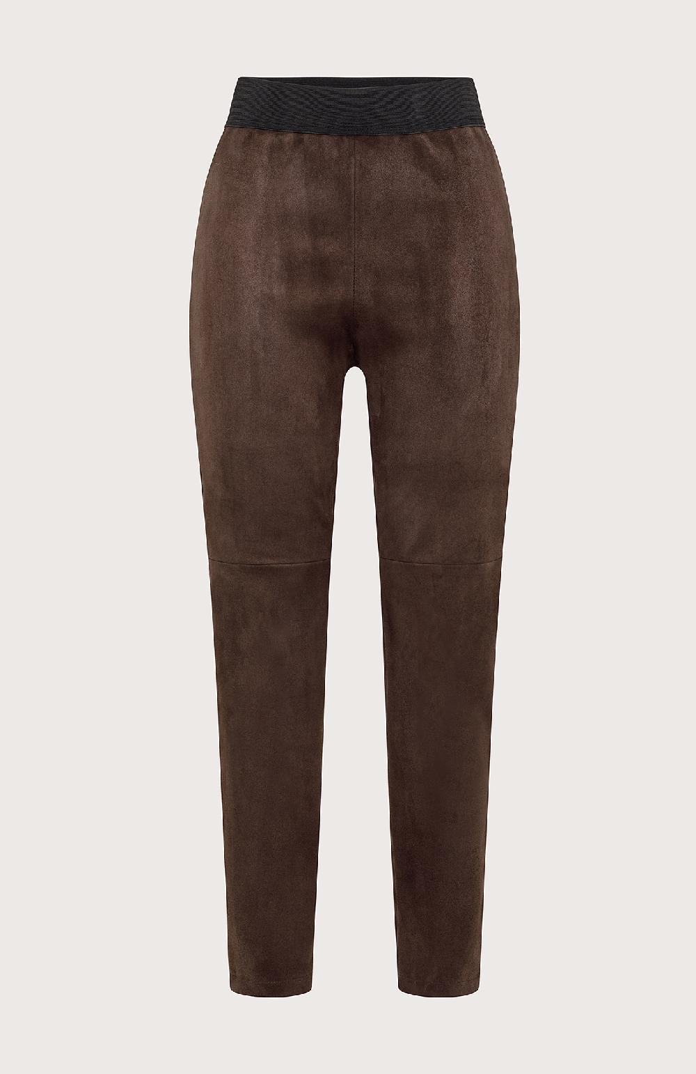 Seventy Legging in suede stretch - Col. Marrone