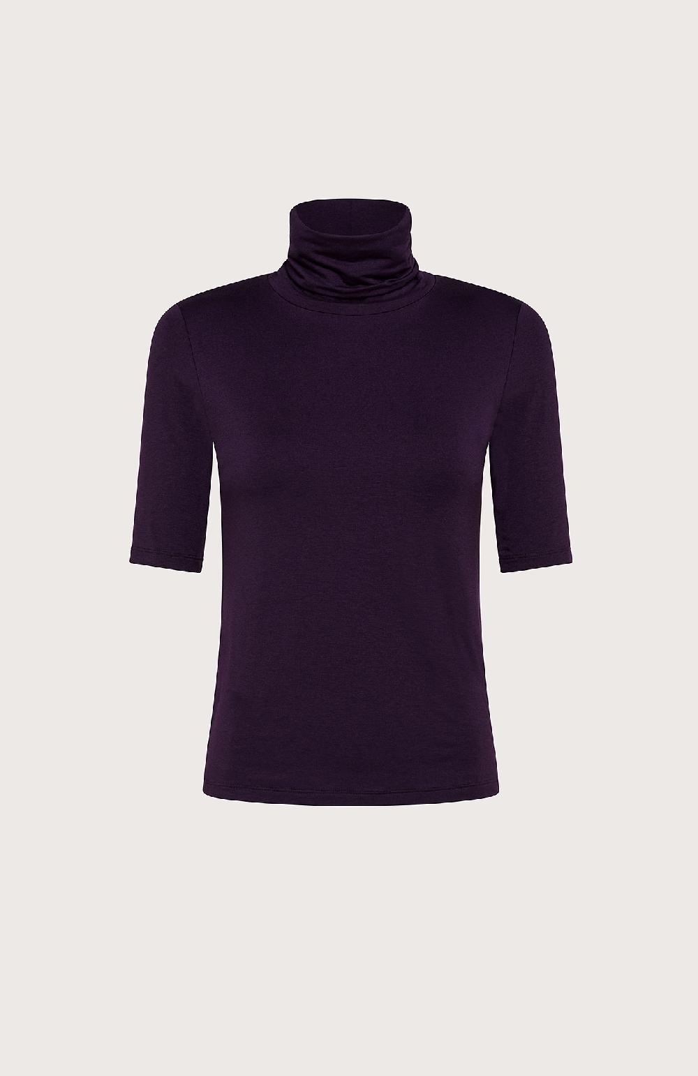 Seventy Lupetto in jersey manica corta - Col. Viola