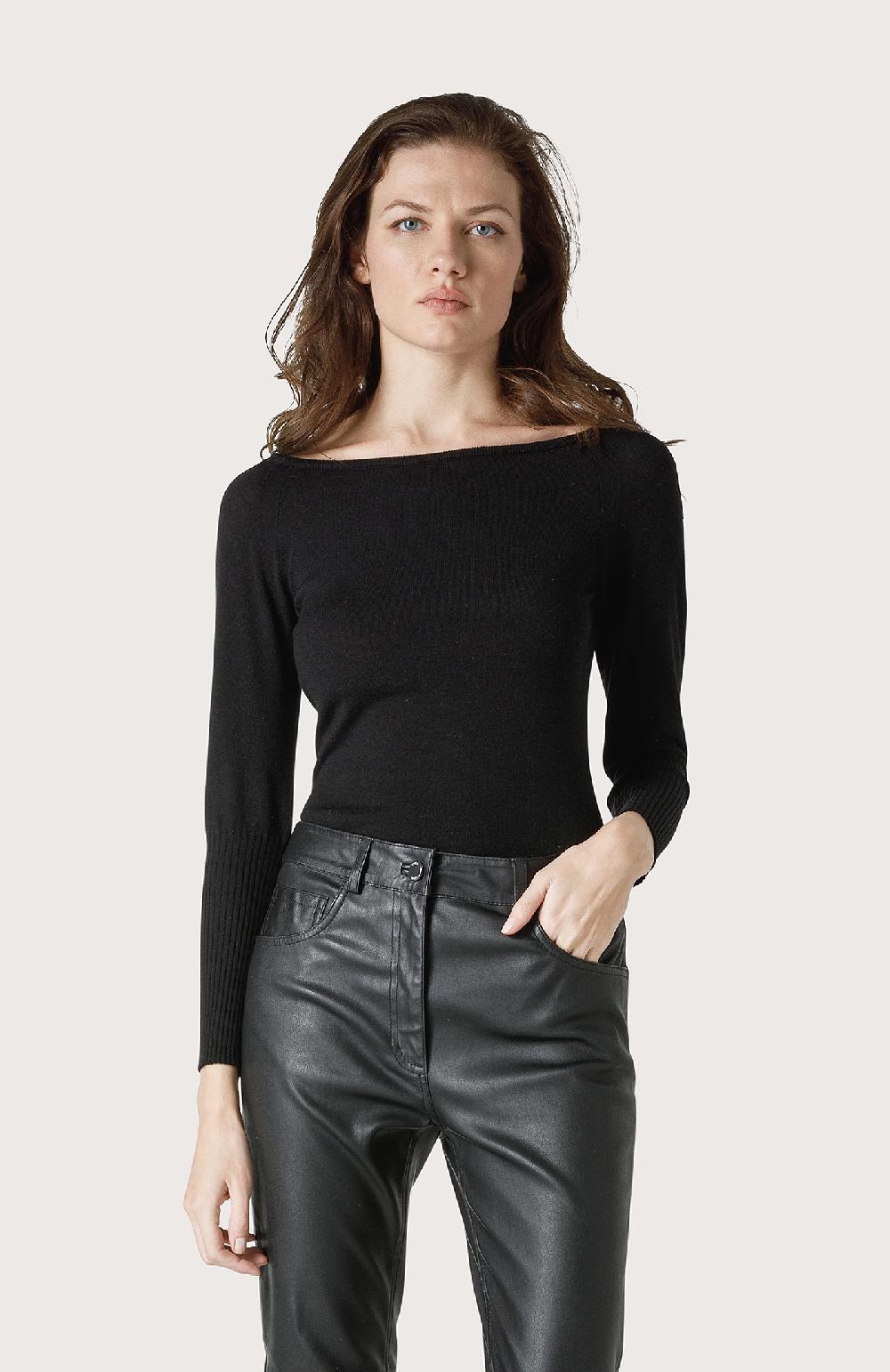 Seventy Maglia A Collo Largo - Col. Nero