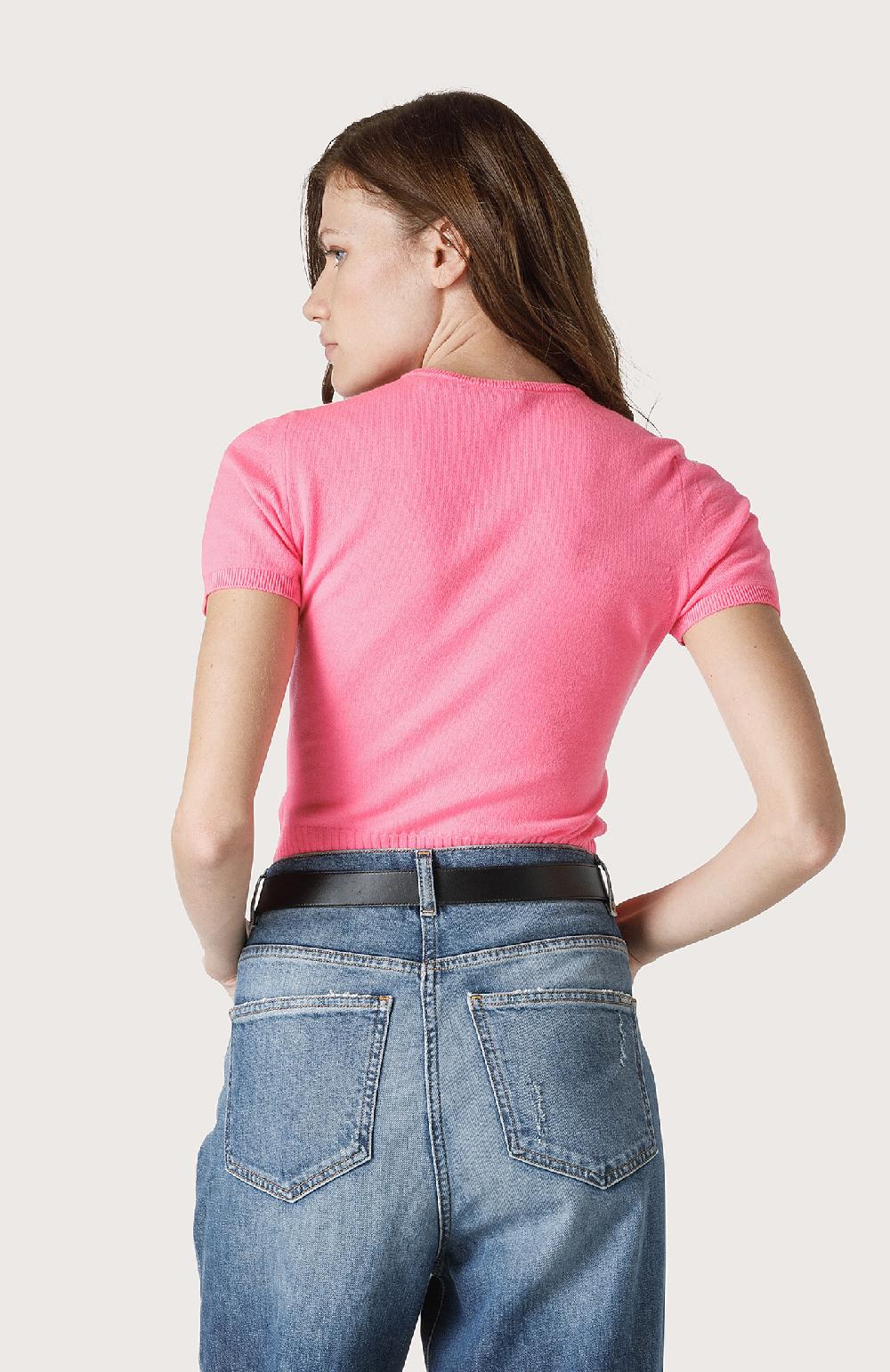 Seventy Maglia A Mezze Maniche Stretch - Col. Rosa