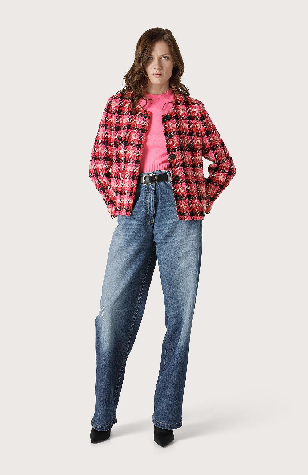 Seventy Maglia A Mezze Maniche Stretch - Col. Rosa