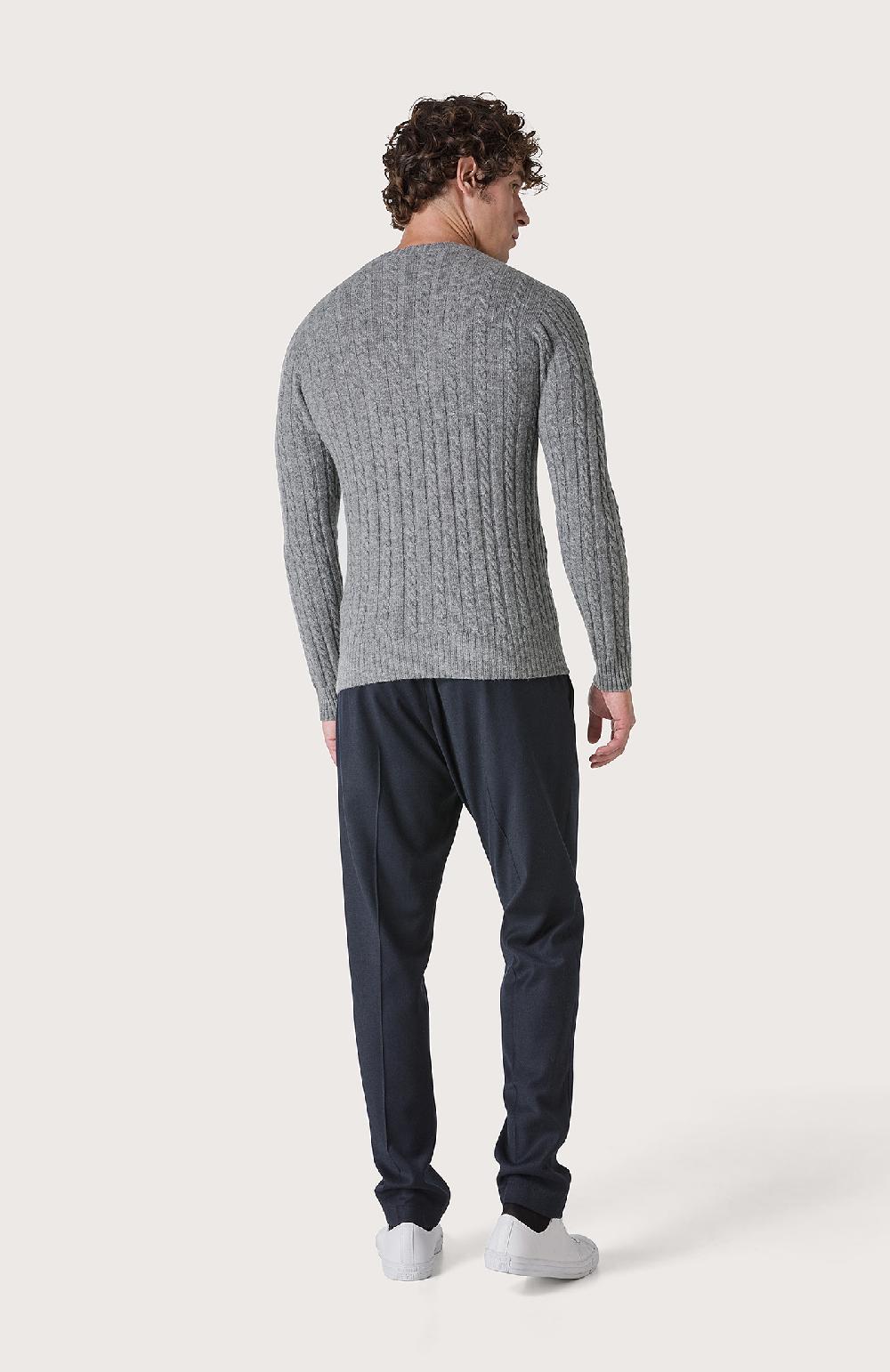 Seventy Maglia A Trecce E Coste - Col. Grigio