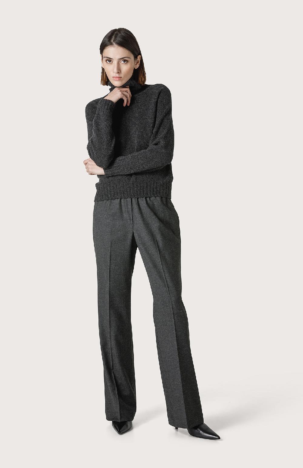 Seventy Maglia Cashmere A Collo Alto - Col. Grigio