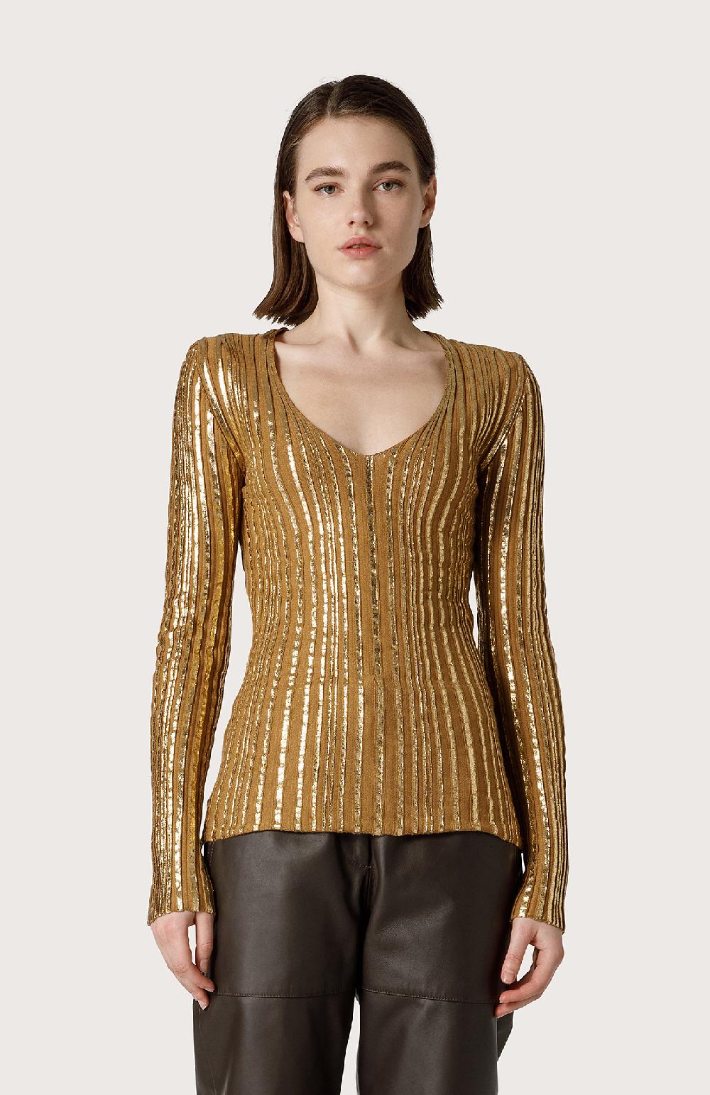 Seventy Maglia Con Laminature - Col. Giallo