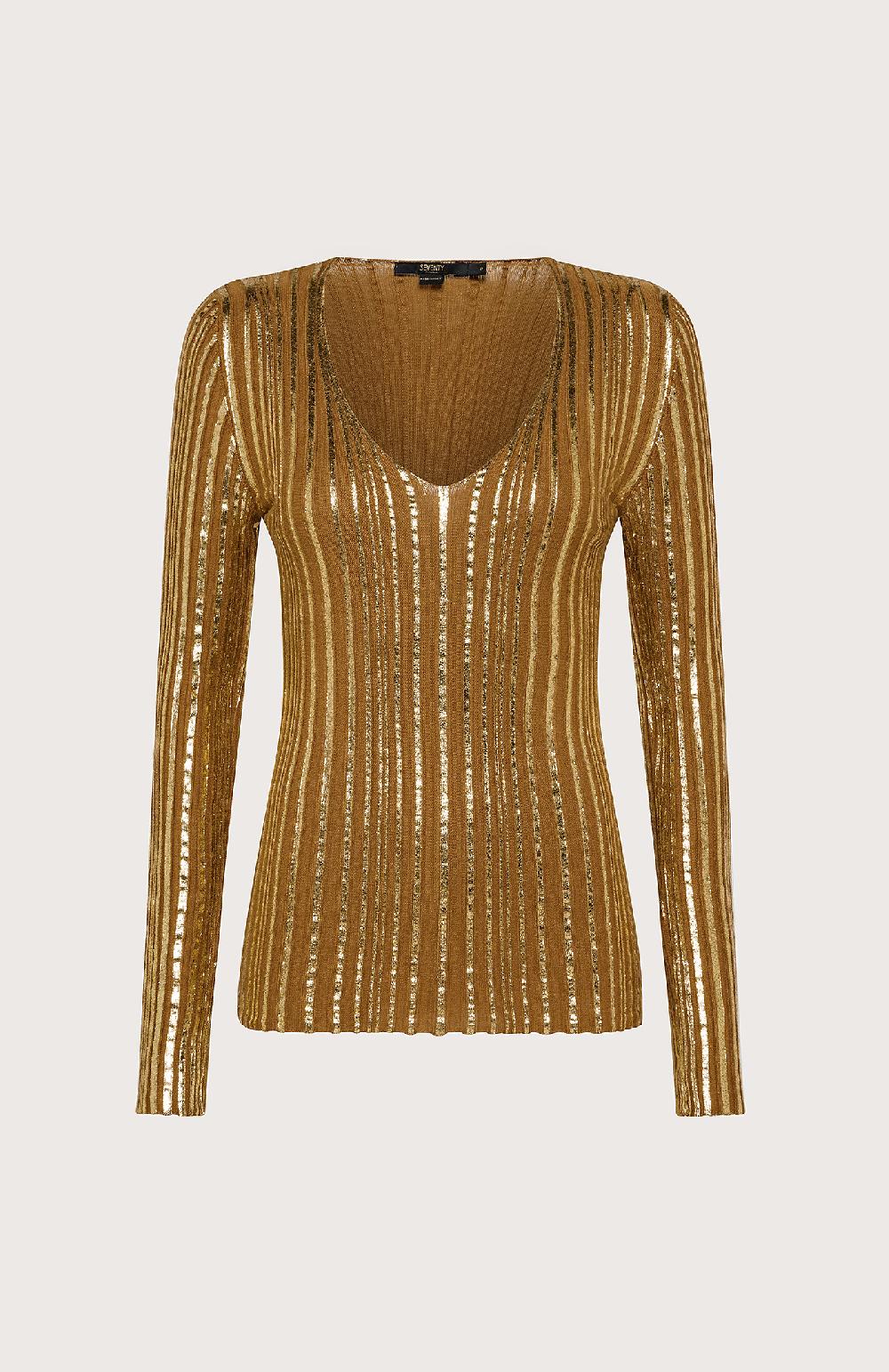 Seventy Maglia con laminature - Col. Giallo