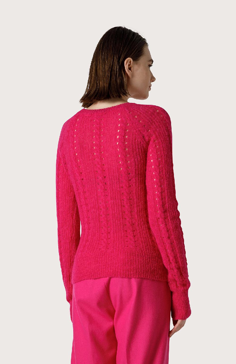 Seventy Maglia Girocollo Con Mohair - Col. Rosa