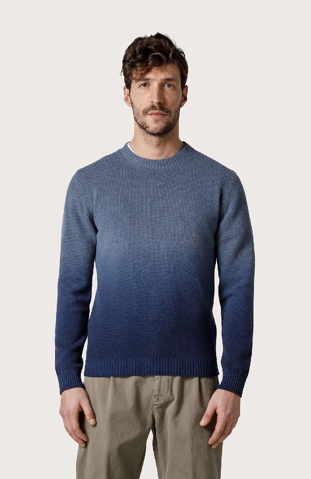 Seventy Maglia Girocollo Sfumato - Col. Blu