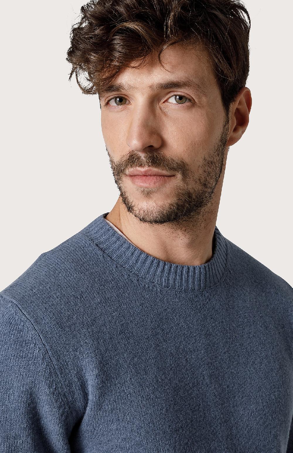 Seventy Maglia Girocollo Sfumato - Col. Blu