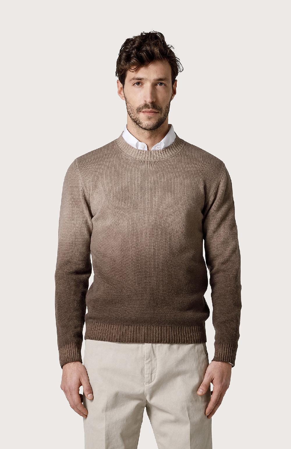 Seventy Maglia Girocollo Sfumato - Col. Marrone