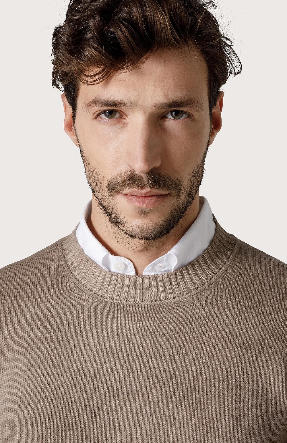 Seventy Maglia Girocollo Sfumato - Col. Marrone