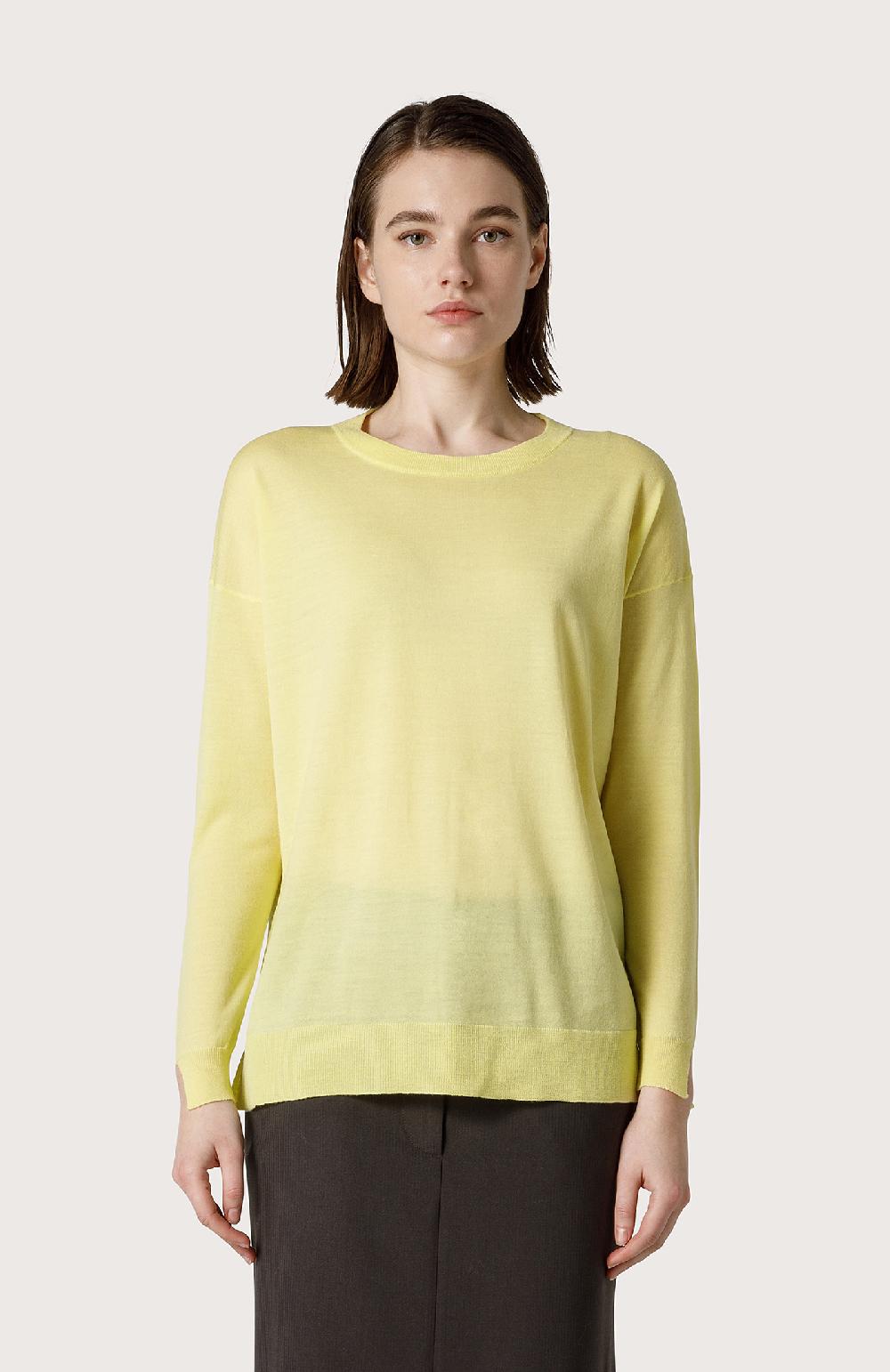 Seventy Maglia In Merinos Sottile - Col. Giallo