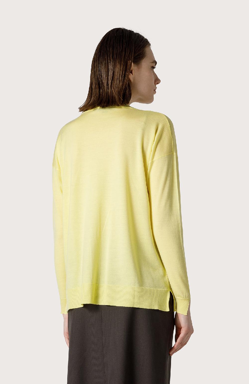 Seventy Maglia In Merinos Sottile - Col. Giallo