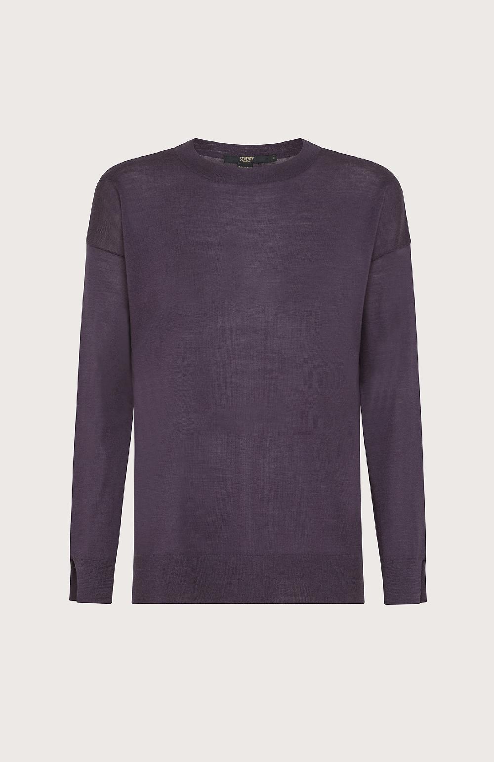 Seventy Maglia In Merinos Sottile - Col. Viola