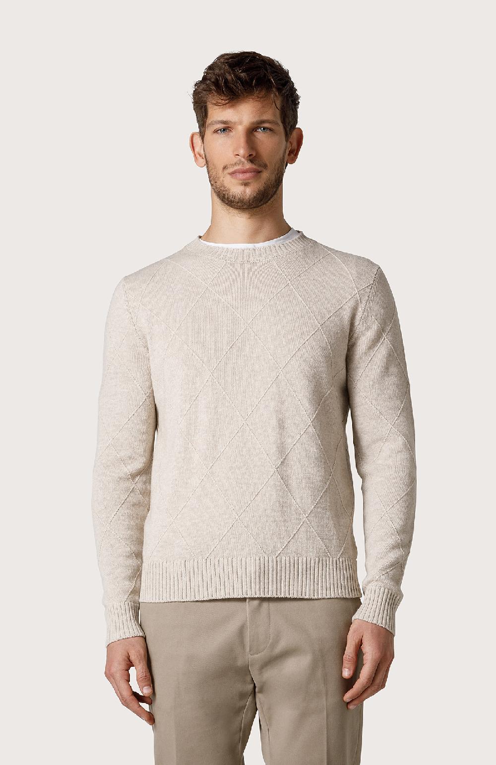 Seventy Maglia In Misto Cashmere - Col. Bianco