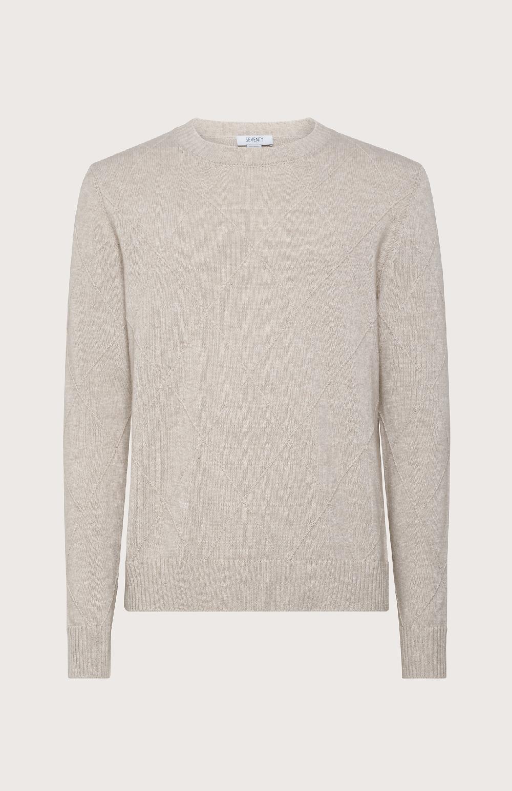 Seventy Maglia in misto cashmere - Col. Bianco