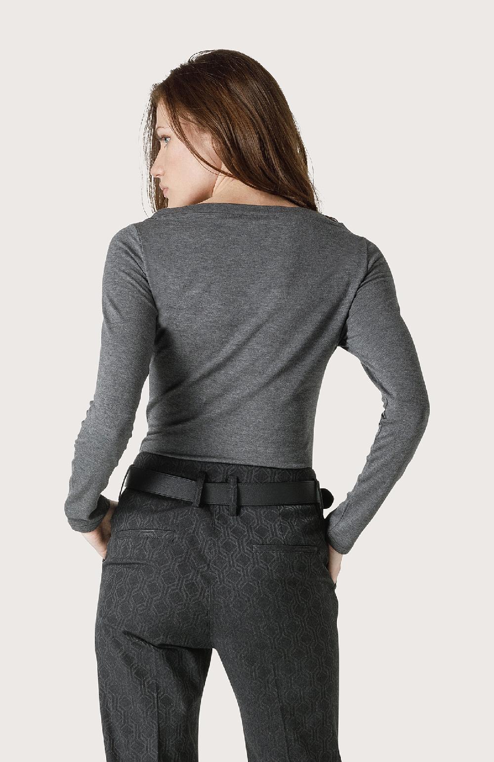 Seventy Maglia Jersey A Collo Largo - Col. Grigio